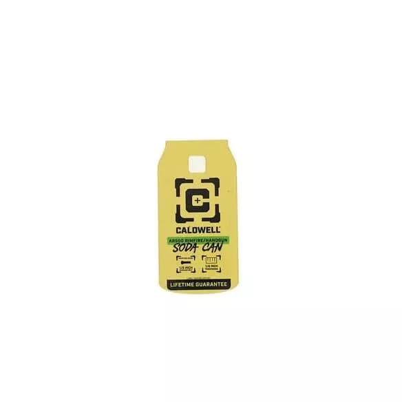 Caldwell AR500 1/4” Rimfire/Handgun Soda Can Target Yellow