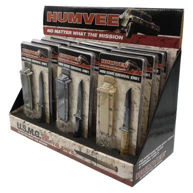Caliber Gourmet Humvee Knife Display - Multi