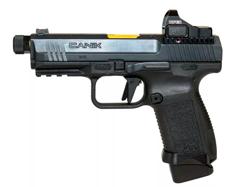 CANIK HG4950VN TP9 Elite Combat Executive with Vortex Viper Red Dot 9mm Luger 4.73″ 15+1 & 18+1 Black Cerakote Black Polymer Grip
