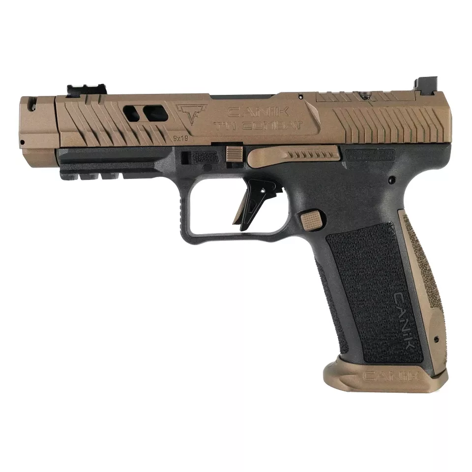 CANIK TTI Combat 9mm Pistol 4.6" Barrel 18-Round Bronze Finish