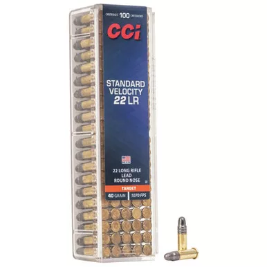 CCI 22LR 40gr Standard Velocity Lead Round Nose 100rd CCI0032