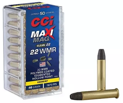 CCI Maxi Mag Rimfire Ammunition .22 WMR SHP 1875 fps 50/ct