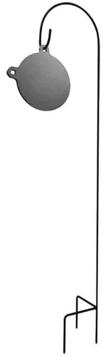Champion Targets 44100 Shepards Hook Holder Black Standing Steel For Center Mass AR500 Steel Targets UPC: 604544621860