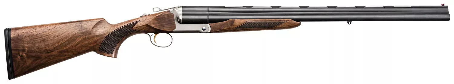 Charles Daly 930078 Triple Crown 12 Gauge 3+1 3″ 28″ Vent Rib Blued Tripled Barrel, Silver Finished Steel Receiver, Oiled Walnut Fixed Checkered Stock, Includes 5 Chokes