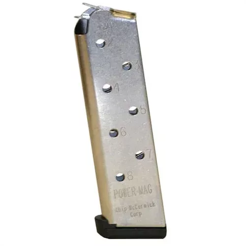 CHIP MCCORMICK CUSTOM LLC – Power Mag, .45 ACP, 8 Round, Stainless Quantity Discount PriceAdd To Favorite