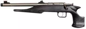 Chipmunk 40103 HunterYouth Frame 22 LR Single Shot 9″ Threaded Stainless Steel Barrel, Black Laminate Frame