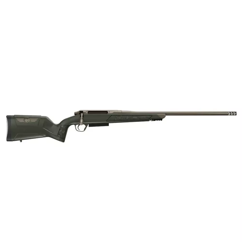 Christensen Arms Evoke Rifle 7mm Backcountry 3RD Magazine 20″ 5/8X24″ Threaded Barrel Bronze and Action Gray Stock