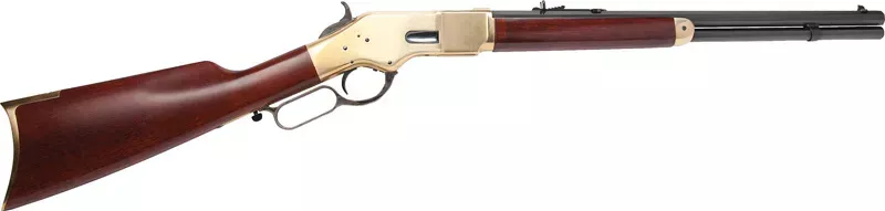 Cimarron 1866 Yellowboy 44SP – 24″ Octagon Brass/blued Walnut