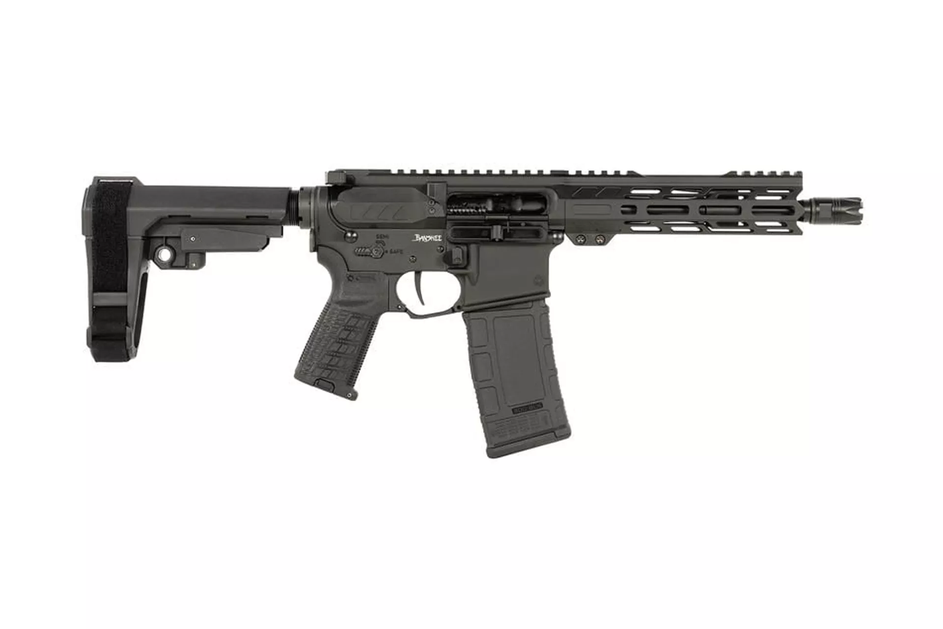 CMMG Banshee MK4 .300 AAC Blackout 8″ AR-15 Semi-Auto Pistol – Black – 30AF20A-AB