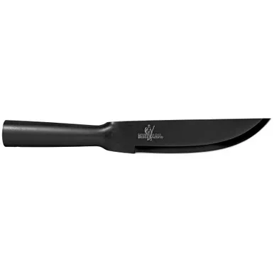 Cold Steel Bushman, Fixed Blade Knife, 7" Blade, Plain Edge, SK-5 High Carbon, Black Handle, Includes Secure-Ex Sheath with Ferrocerium Fire Steel CS-95BUSK