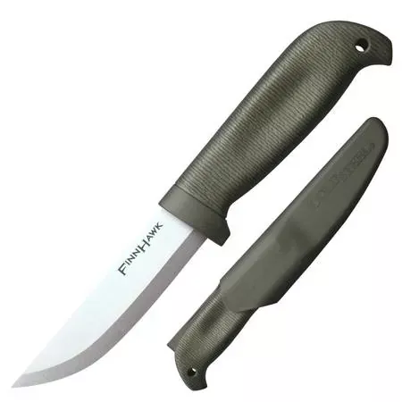 Cold Steel Finn Hawk Fixed Blade Knife with Sheath: 4″ Blade