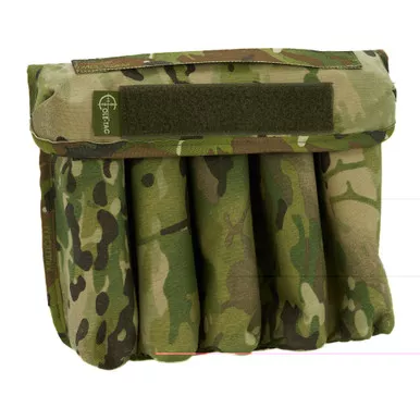 Cole-TAC Can Caddy, Standard Size, 500 Denier Nylon, 9.25"x10.5"x2.5", Multicam, 5 Slots for Suppressor Storage CD103