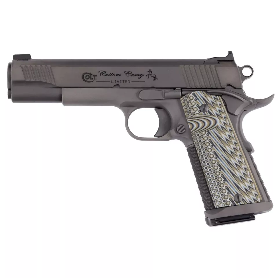 Colt Custom Carry Government 45 ACP 5" Stainless Steel