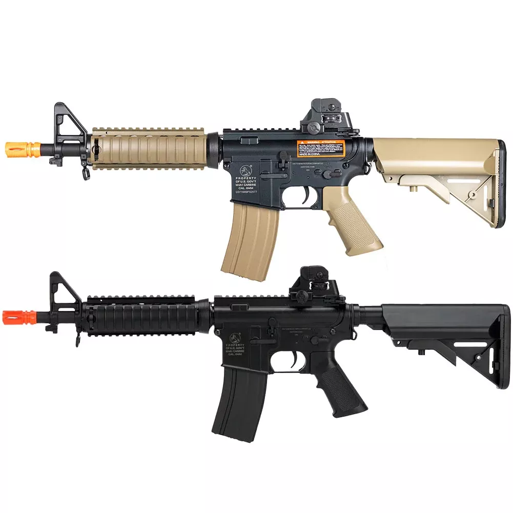 COLT M4 CQBR SOPMOD AEG Airsoft Rifle w/ Metal Gearbox by CYBERGUN