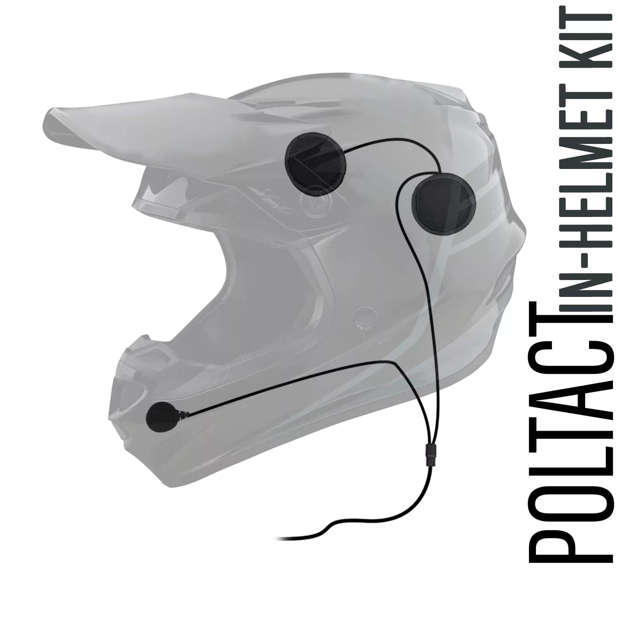 Competition/Race In-Helmet & Push To Talk Kit - 2 Pin Kenwood, Baofeng, BTECH, Rugged Radios, Diga-Talk, TYT, AnyTone, Alinco, Relm/BK Radio, Quansheng, Wouxon, Retevis, Rocky Talkie Mountain Radio