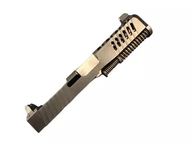 Complete Assembled Matrix Arms RMRSlide Stainless Barrel Tall Sights for Glock 19 Gen 5 Pistols