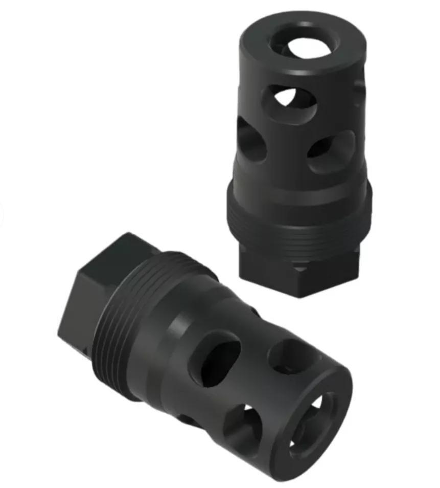 Comstock Armory Recessed Micro 9mm Muzzle Brake – 1/2×28 – MBM-12-9-R