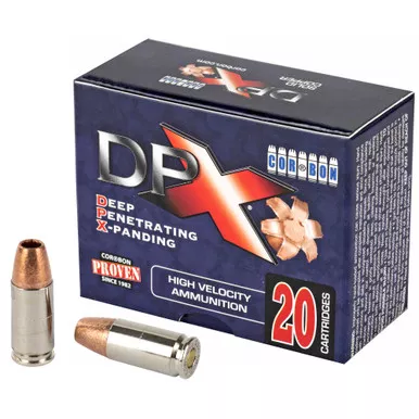 Corbon Ammo Corbon Ammo DPX 9mm +P 115 Grain Deep Penetrating X Bullet