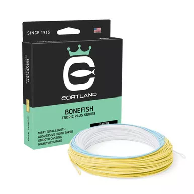 Cortland Tropic Plus Bonefish WF8F Sky Blue/Pale Yellow
