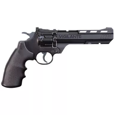 Crosman Crosman Vigilante Model CCP8B2 CO2 Pistol – Double Action Pellet and BB Revolver in Black
