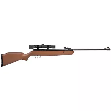 Crosman Vantage NP Air Rifle .177 Pellet Brown Finish Wood Stock Break Barrel Hunting Fiber Optic Front Sight and