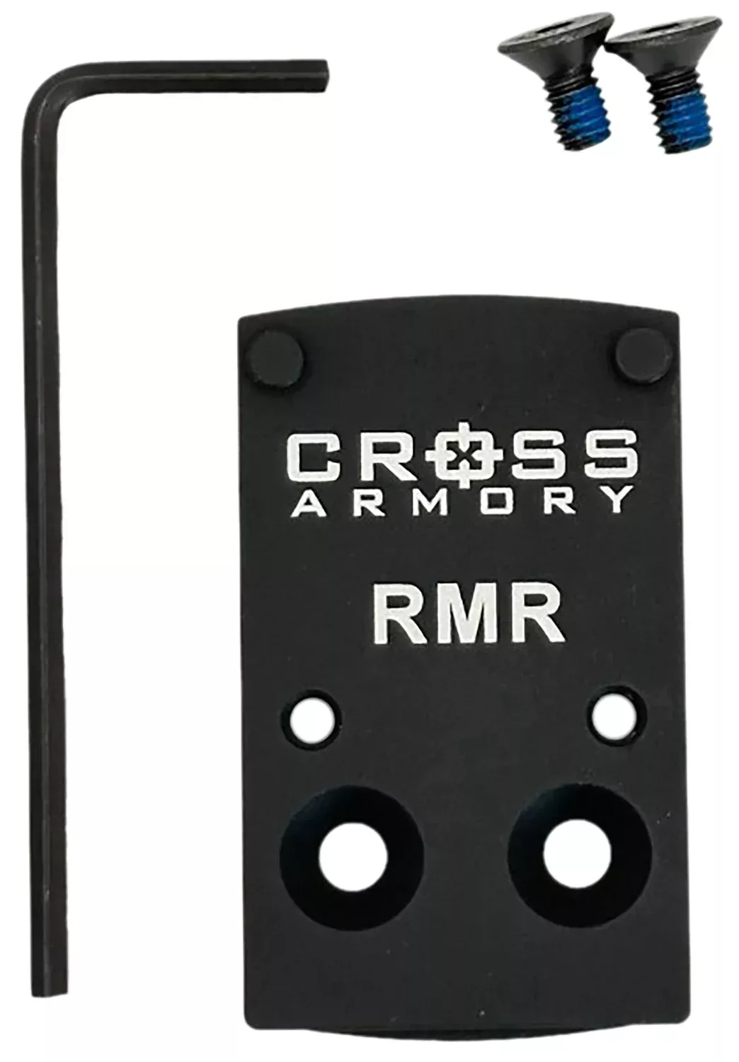 Cross Armory CRRMADAPTER Adapter Plate Black Oxide Aluminum Compatible w/ RMR Optics