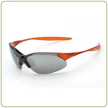 Crossfire Cobra with a silver mirror lens and a shiny black & crystal burnt orange frame