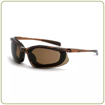 Crossfire Concept, HD anti-fog brown lens, crystal brown frame, foam lined
