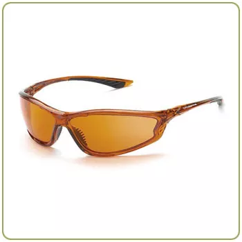 Crossfire KP6 HD copper lens with AR coating, crystal brown frame