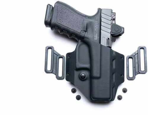 Crucial Concealment Covert OWB, Outside Waistband Holster, Right Hand, Kydex, Black, Fits Sig Sauer P365XL 1115