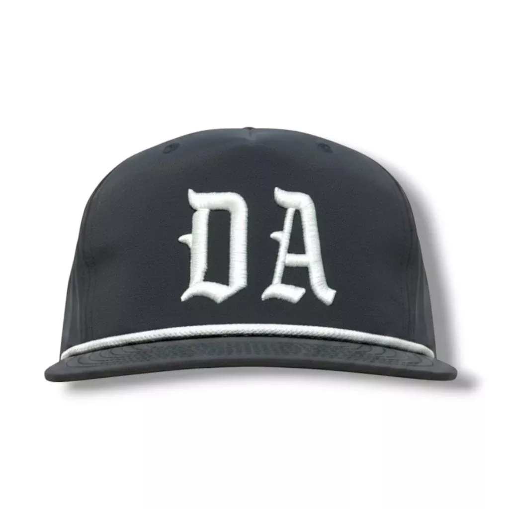 DA PUFF 5 PANEL SNAPBACK (CHARCOAL)