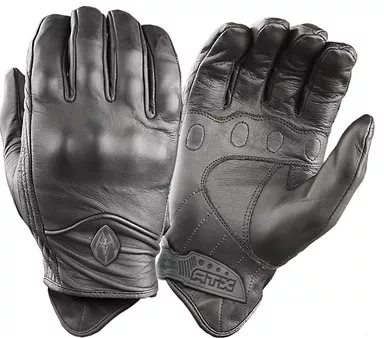 Damascus All Leather Hard Knuckle Gloves ATX-95