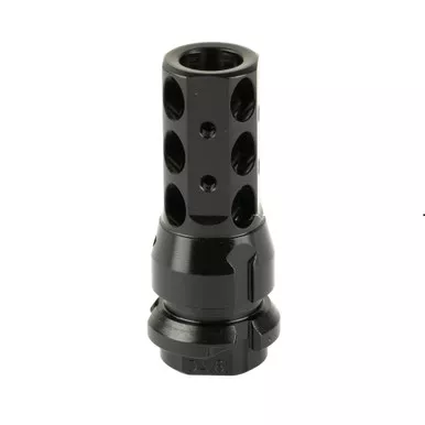 Dead Air Armament Key Mount, Muzzle Brake, 45 Caliber, 5/8X24, Nitride Finish, Black DA161