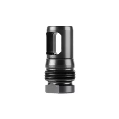 Dead Air Armament Xemax, Muzzle Brake, 338 Caliber, M18X1, Nitride Finish, Black DA153