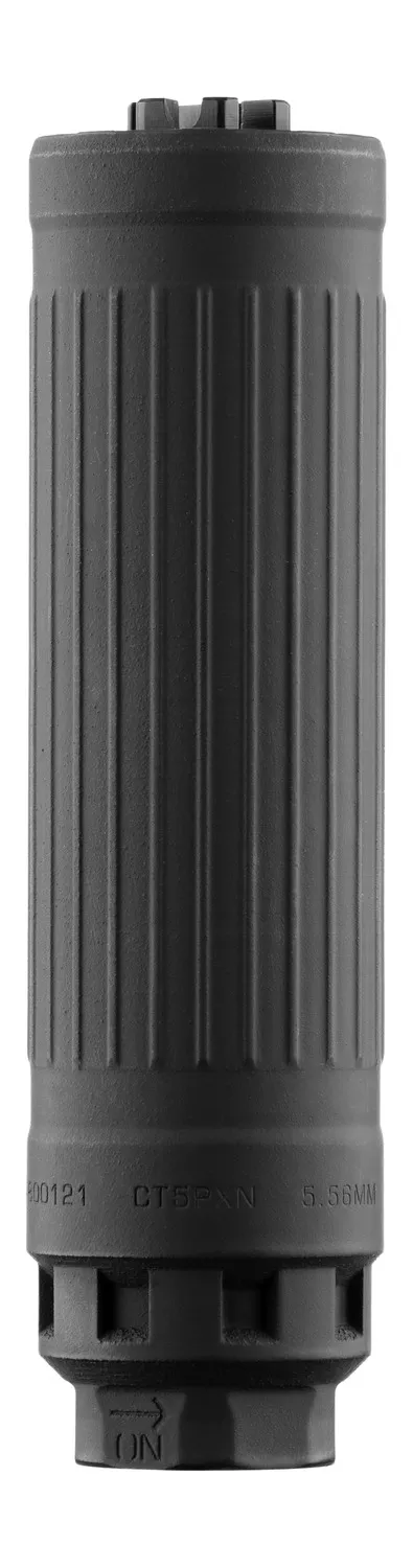 Dead Air CT5PXNBLK CT5P Patrol 6mm/5.56 NATO 1.60" Black Haynes 282