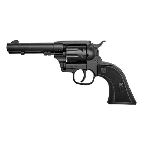 Diamondback DB051CA001 Sidekick 22 LR 9 Shot, 4.50" Black Cerakote Steel Barrel, Black Cerakote Zinc Alloy Frame, Black Cerakote Cylinder, Black Checkered Nylon Grip, Hammer Safety, Exposed Hammer