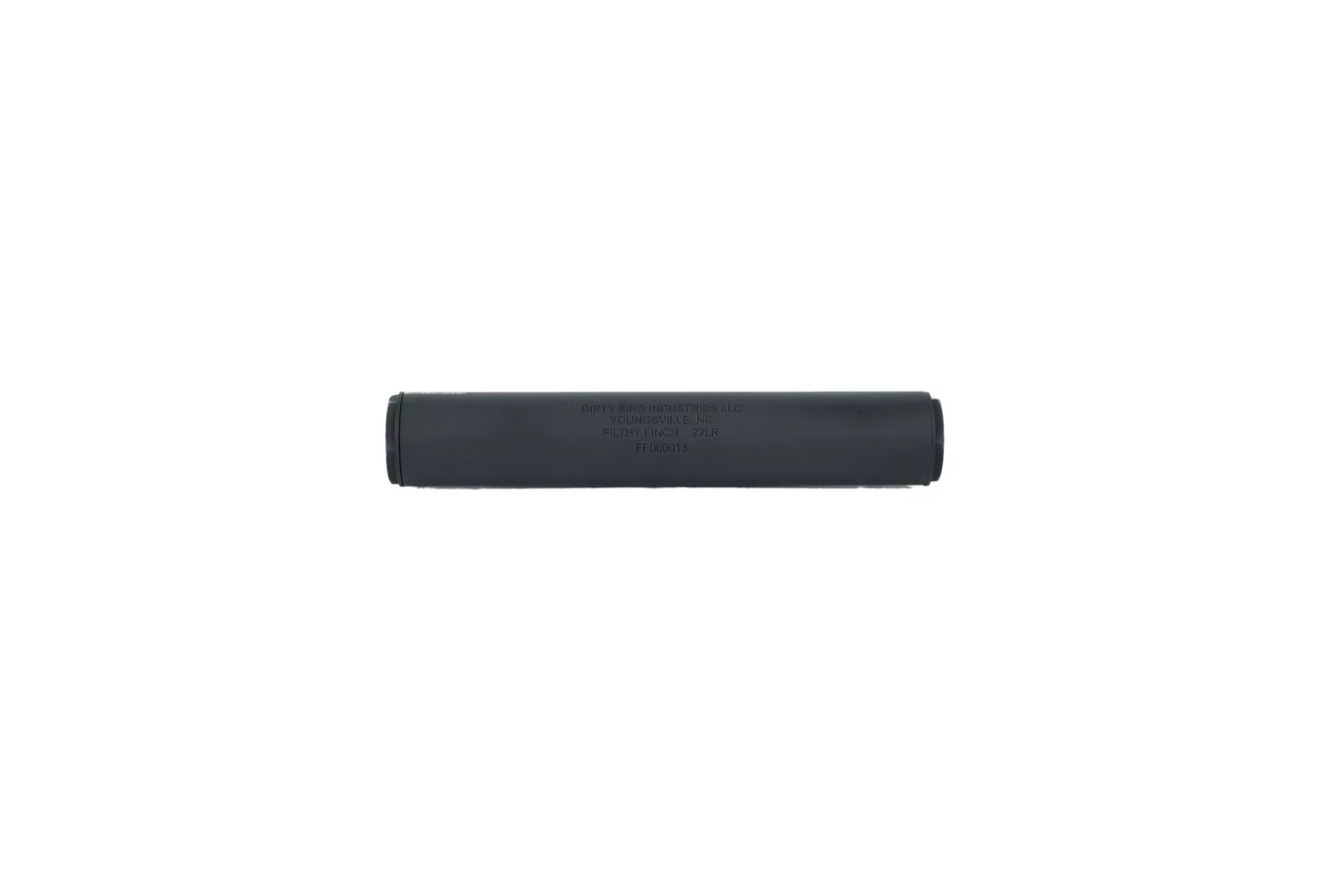 Dirty Bird .22LR Rimfire Suppressor – Filthy Finch – Black Cerakote – Blem – D252-1-BLEM