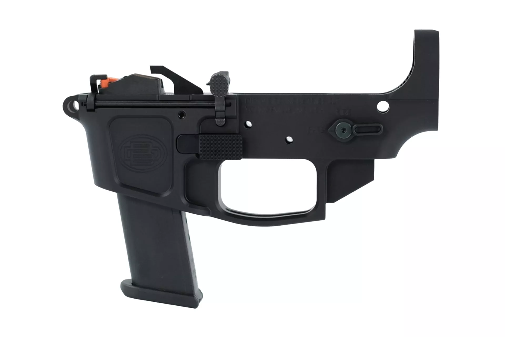 Dirty Bird Type-9A 9MM Ambidextrous Stripped Lower Receiver – Black – D246