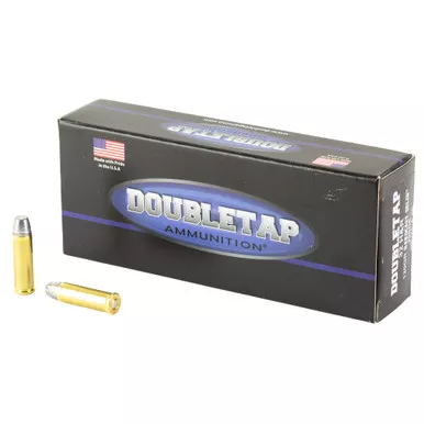 DoubleTap Ammunition Hardcast Solid, 32 H&R, 120 Grain, Wide Flat Nose Hard Cast, 20 Round Box 32HR120HC20