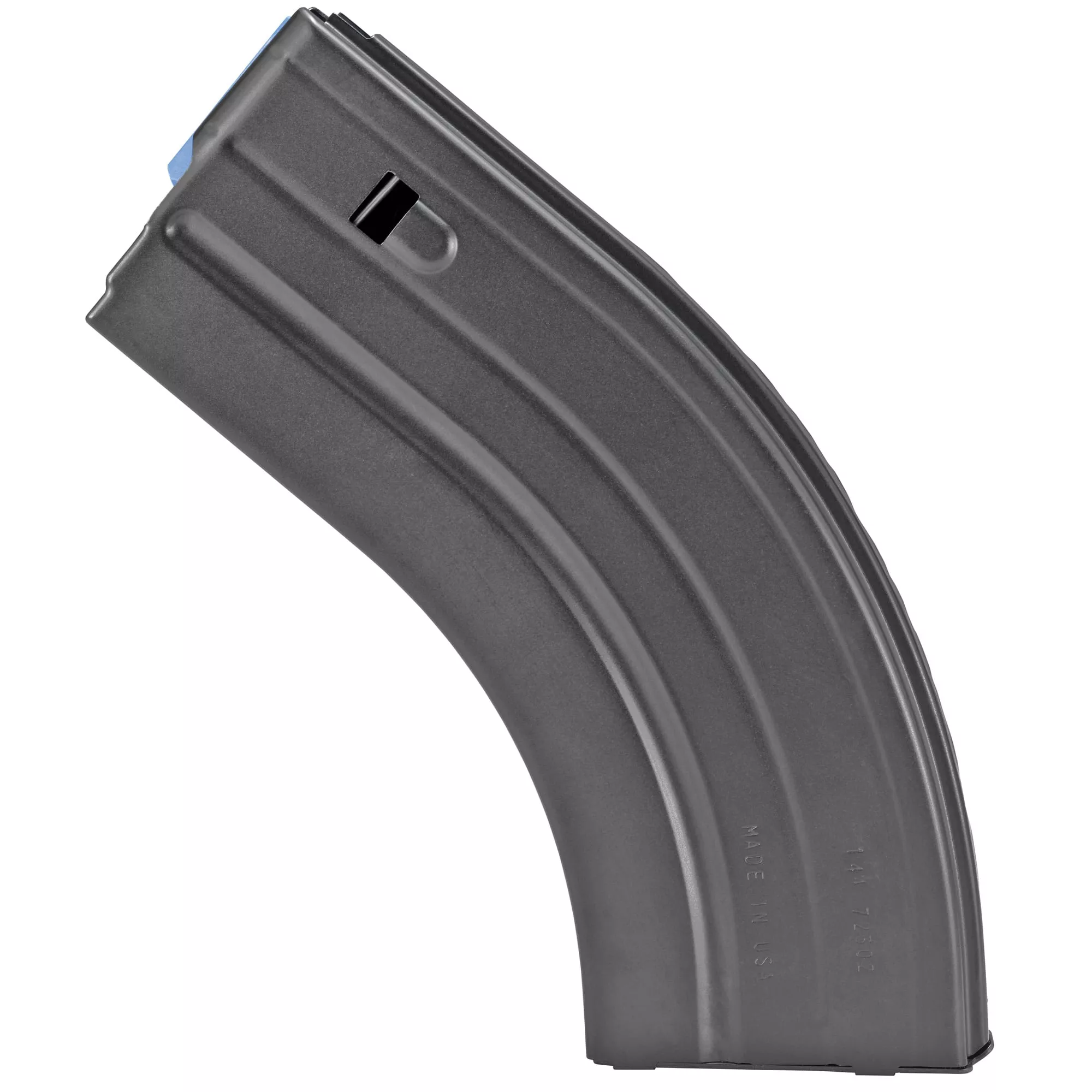 DURAMAG 6.5 GRENDEL 26RD STAINLESS STEEL BLACK WITH BLUE FOLLOWER