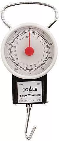 Eagle Claw Fishing Tackle EC 50# DIAL SCALE W/TAPE MEASURE 04070-003