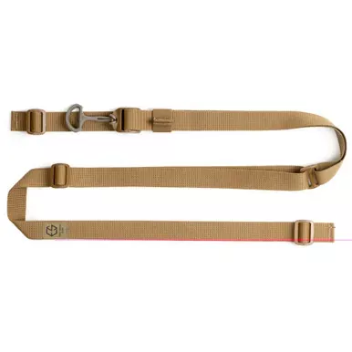Edgar Sherman Design ESD Sling, 2-Point Combat Sling, 1" Webbing, Polymer Hardware, Matte Finish, Multicam Black ESD-SL-MCB