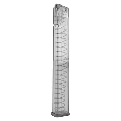 Elite Tactical Systems Group Elite Tactical Systems Group, Magazine, 9MM, 40 Rounds, Fits H&K MP5, Polymer, Clear