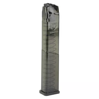Elite Tactical Systems Group Magazine, 10MM, 30 Rounds, Fits Glock 20/29/40, Carbon Smoke