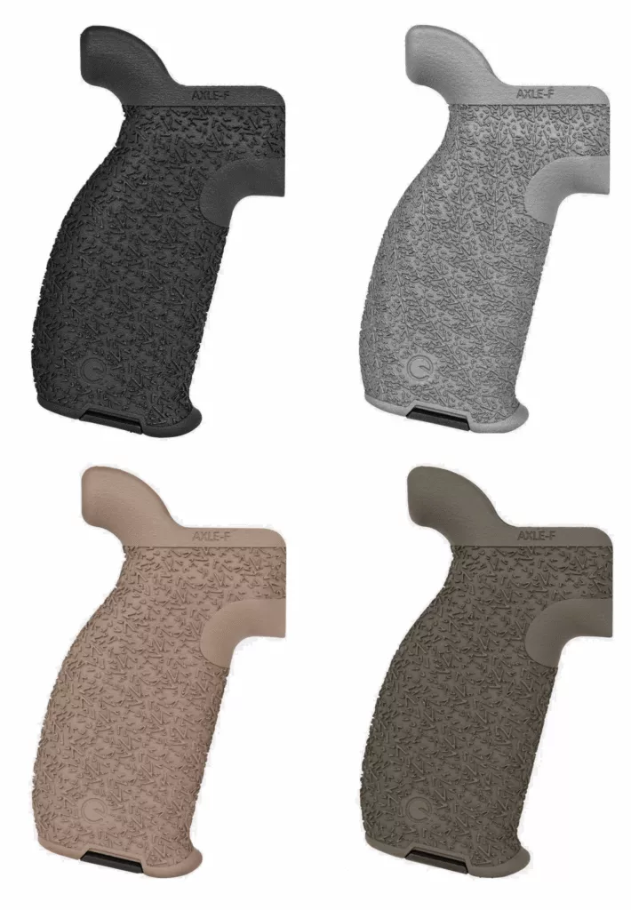 Emissary Development Axle Grip for AR-15 Full Size Aggressive Texture