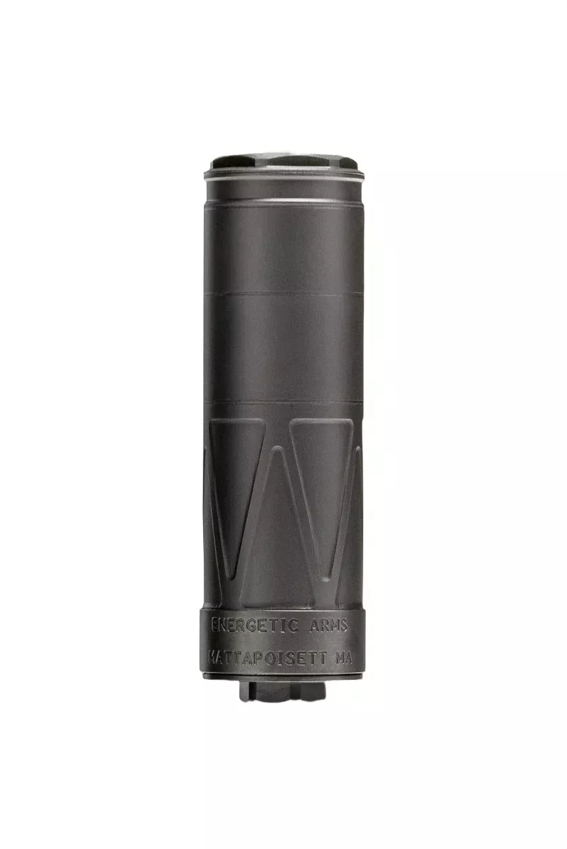 Energetic Armament EA83 Energetic Armament Sonus 9K 9mm Luger 1.5" Black Stainless Steel 1/2"x28