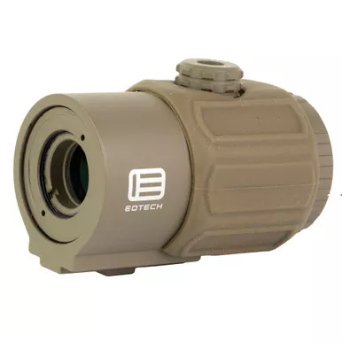 EOTECH G43 Magnifier, 3X Magnification, Compact, No Mount, Matte Finish, Tan G43.NMTAN