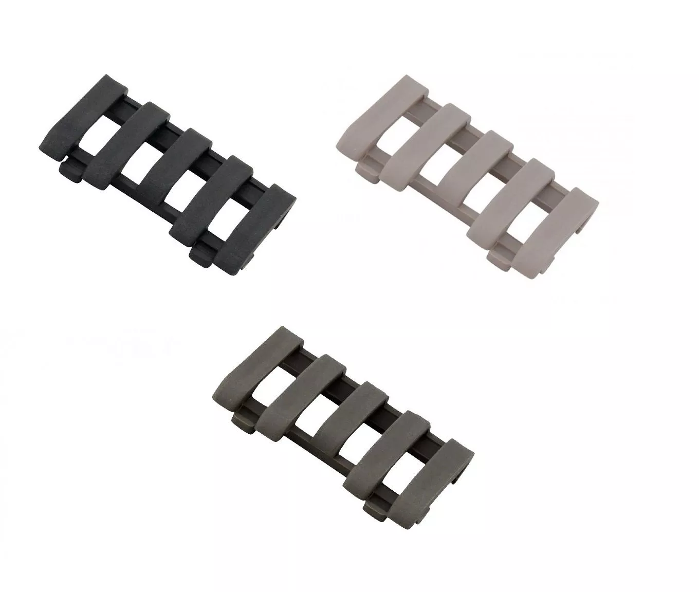 Ergo 5-Slot LowPro Picatinny Rail Wire Loom
