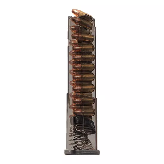 ETS MAG GLOCK 43X 9MM 19RD CARBON SMOKE