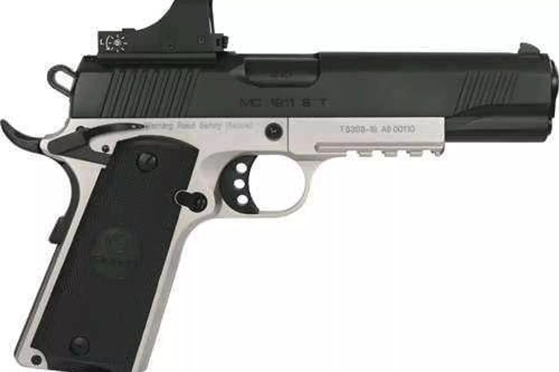 European American Armory GIRSAN Mc1911C Commander 10MM, 4.4 in barrel, 9 rd capacity, black polymer finish
